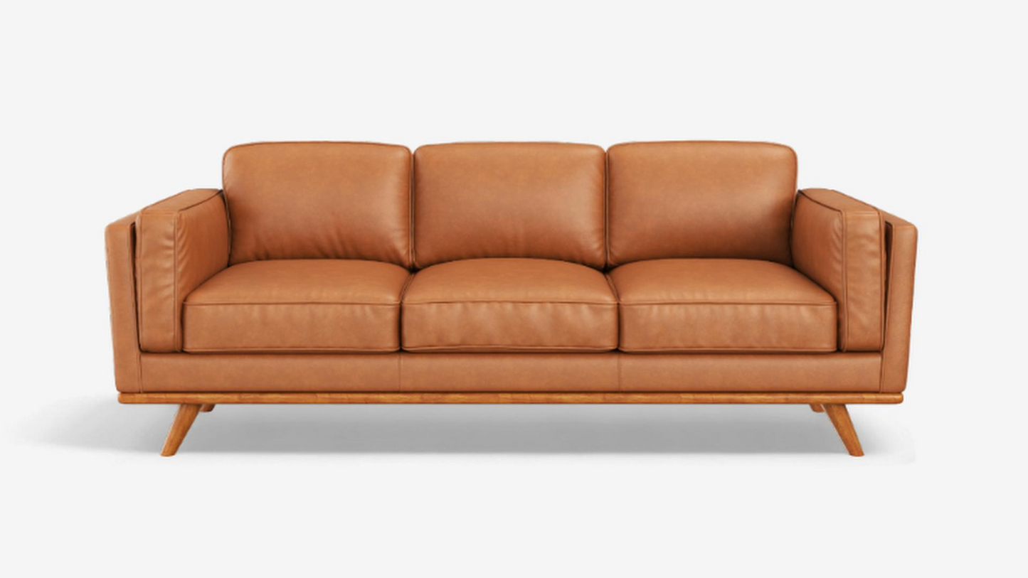 Madison Sofa Genuine Leather Tan