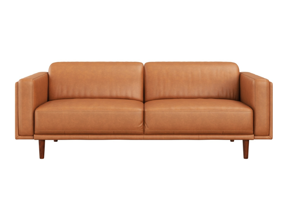 Holloway 3-Seater Leather Sofa - Tan