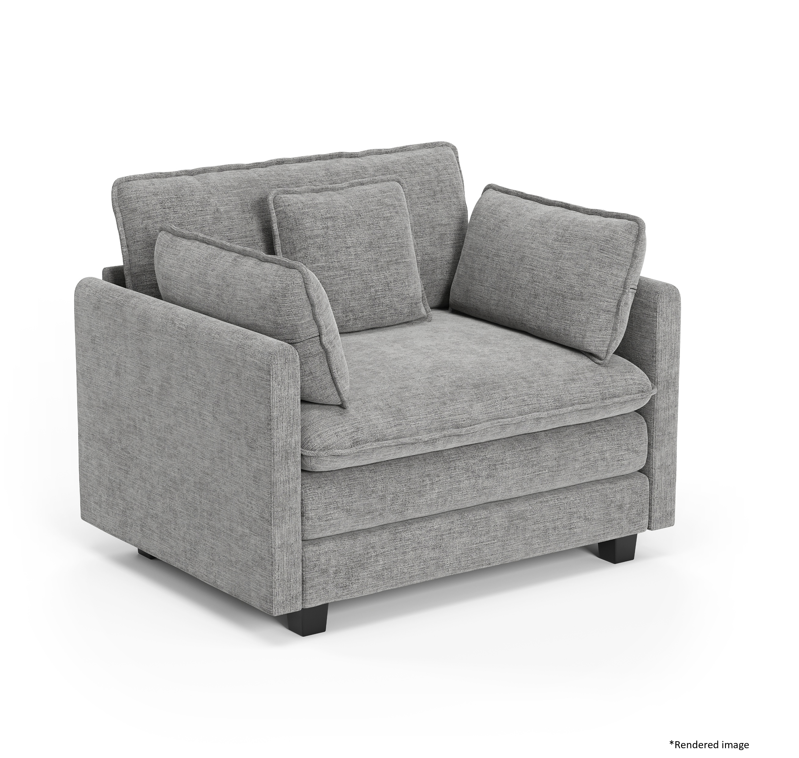 Heaven Modular Chair in Cloud Mist