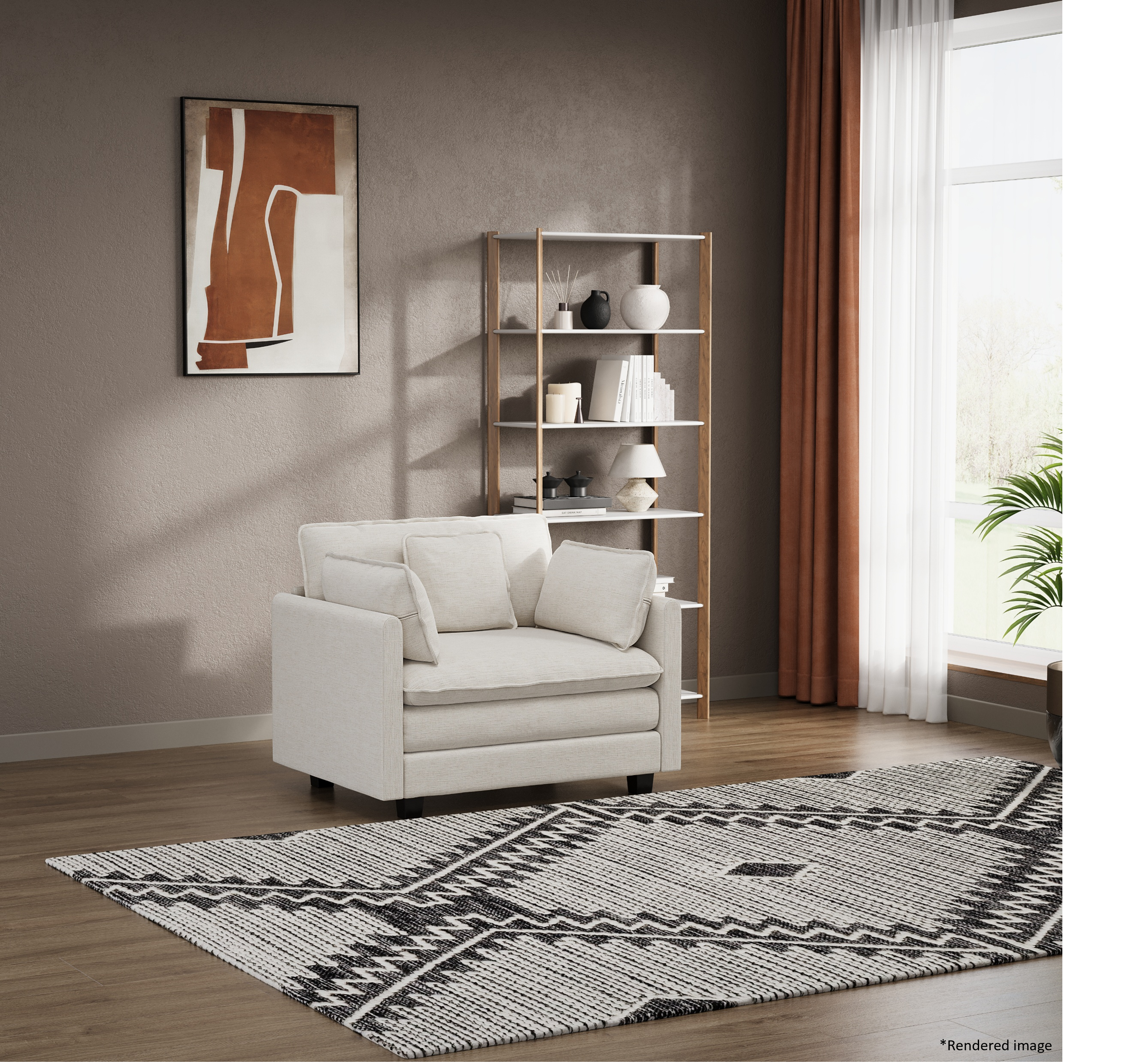 Heaven Modular Chair in Cloud White