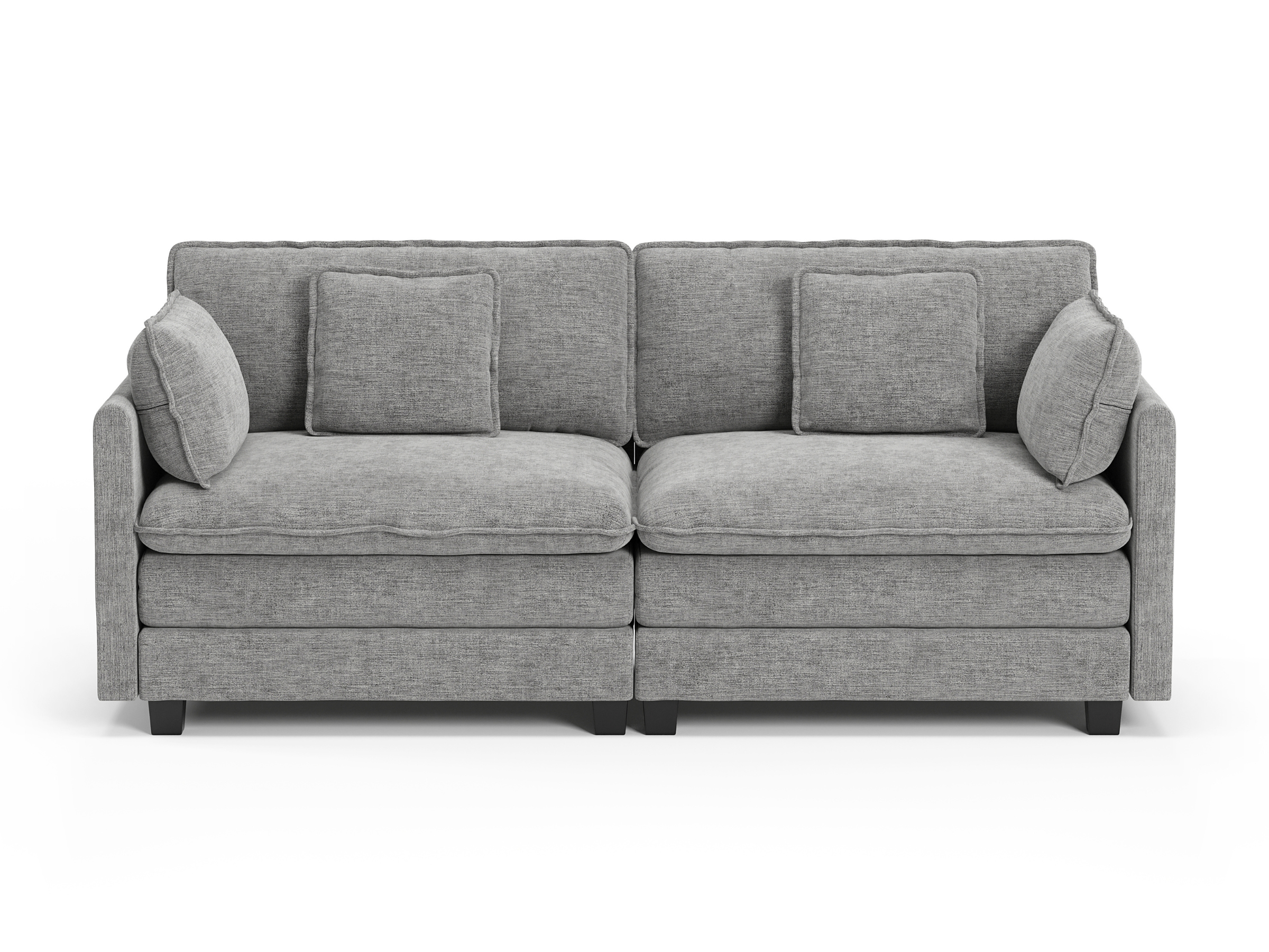 Heaven Modular 2 Seat Sofa in Cloud Mist