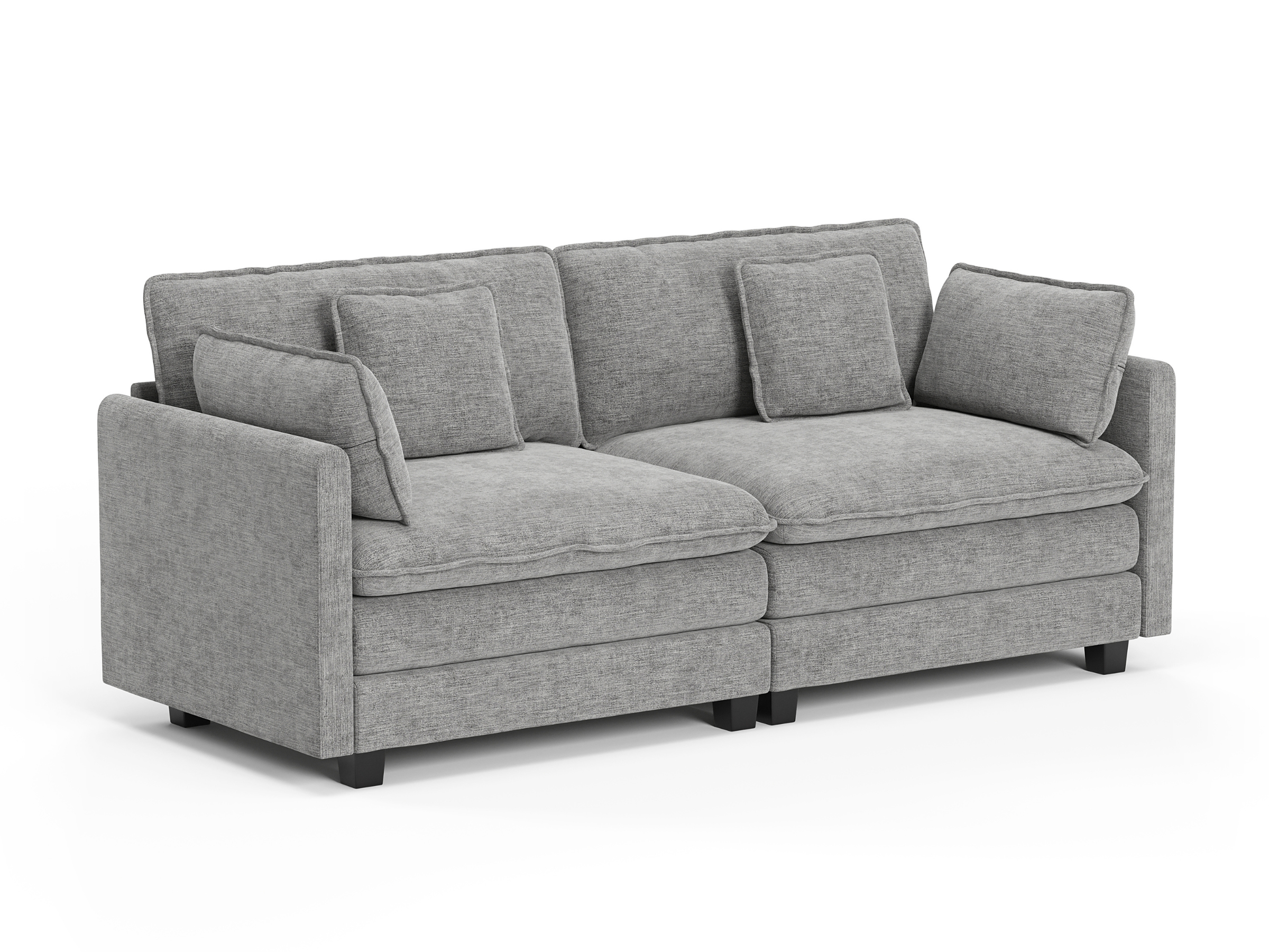 Heaven Modular 2 Seat Sofa in Cloud Mist