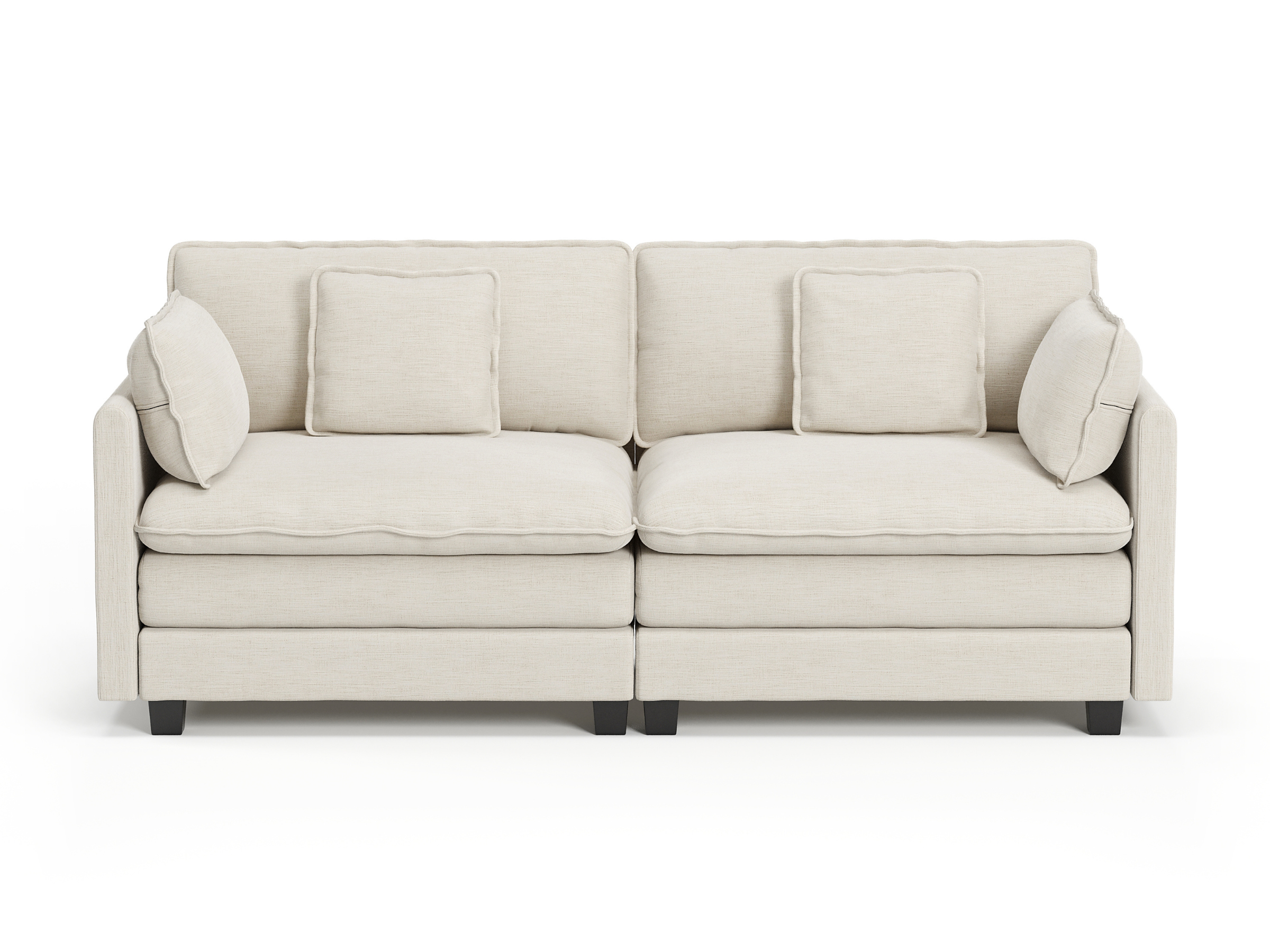 Heaven Modular 2 Seat Sofa in Cloud White