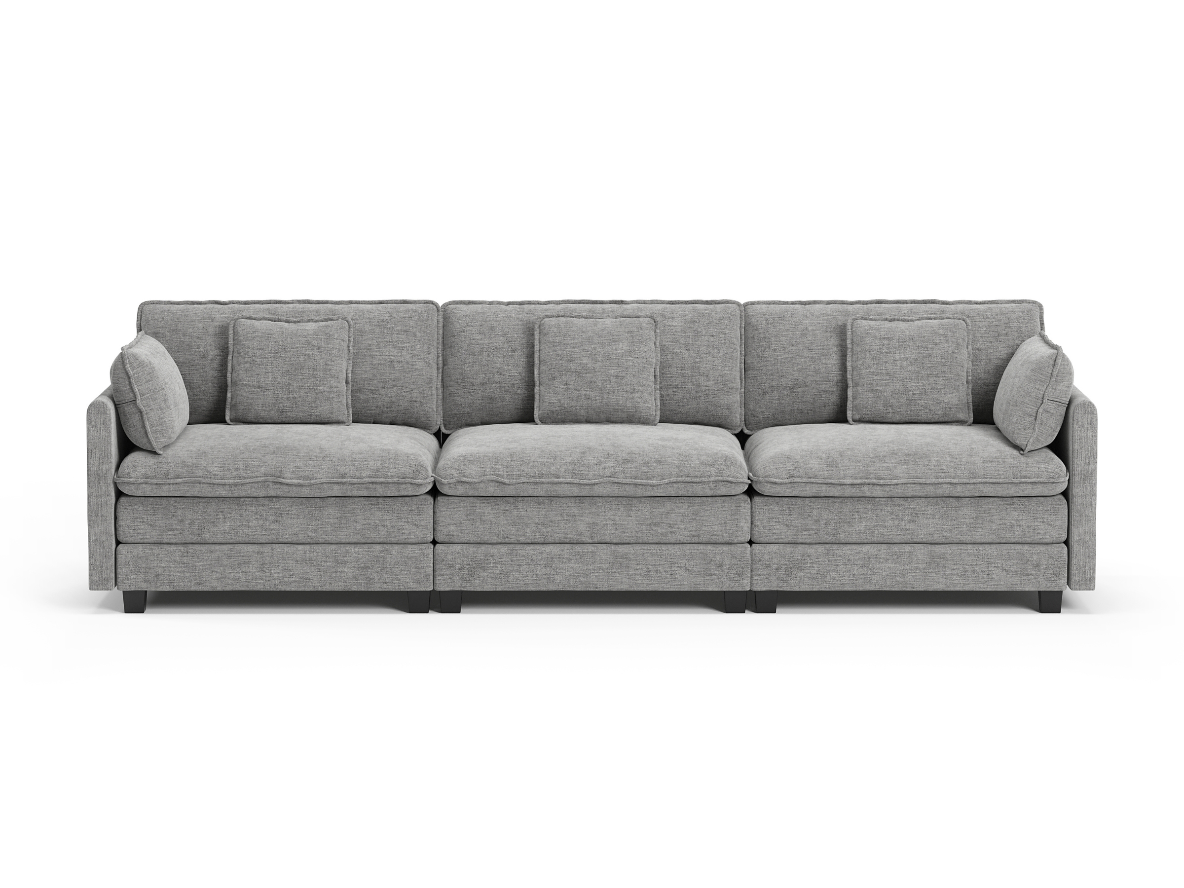 Heaven Modular 3 Seat Sofa in Cloud Mist