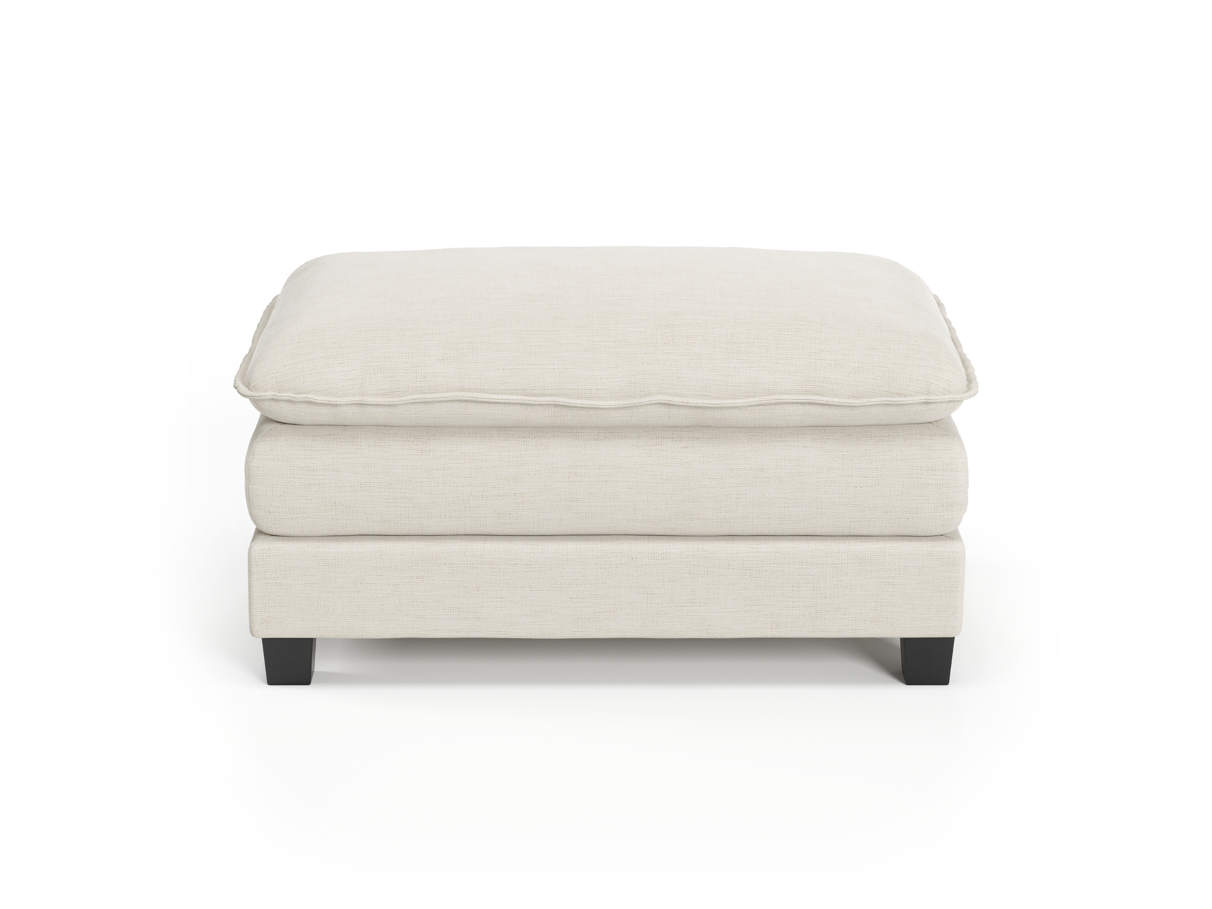 Heaven Ottoman in Cloud White
