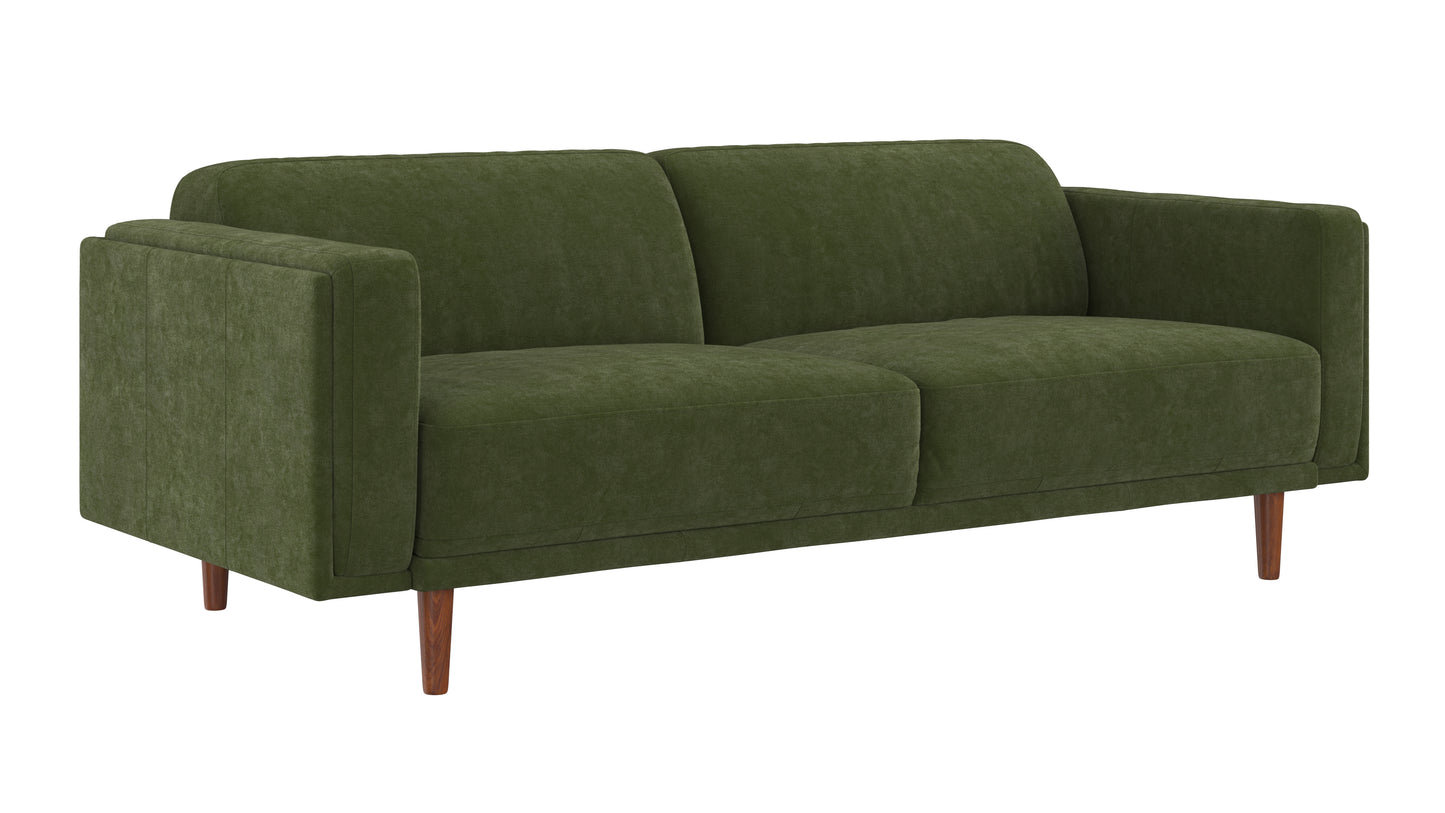 Holloway Sofa Plush Velvet Forest