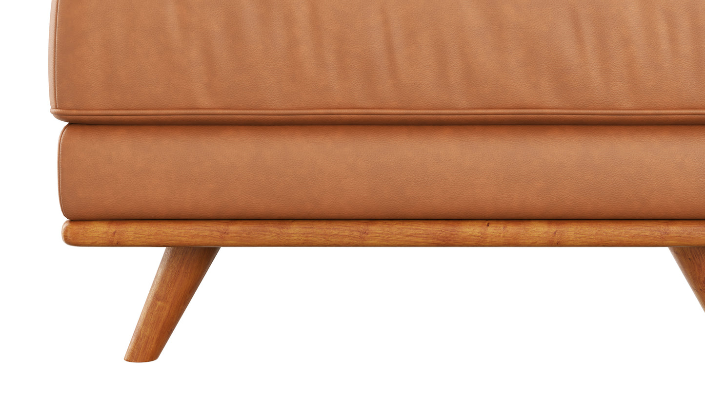 Madison RHF Chaise Genuine Leather Tan