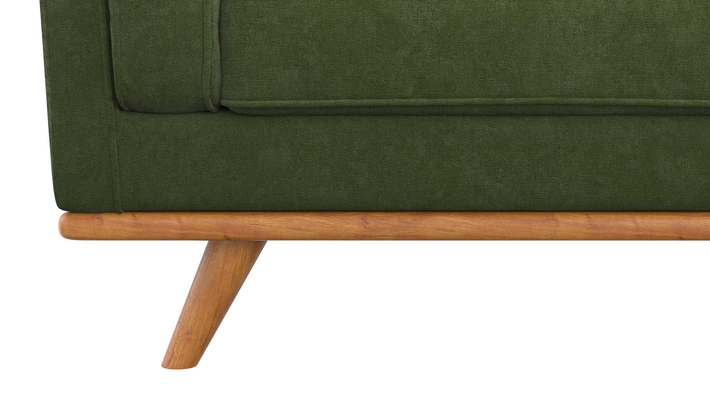 Madison Sofa Plush Velvet Forest