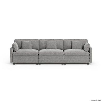 Heaven Modular 3 Seat Sofa in Cloud Mist