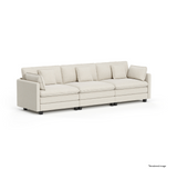 Heaven Modular 3 Seat Sofa in Cloud White