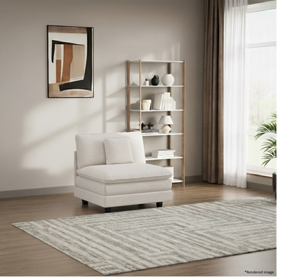 Heaven Modular Armless in Cloud White