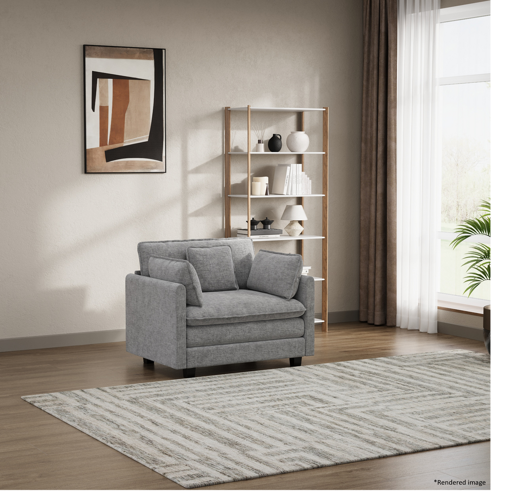 Heaven Modular Chair in Cloud Mist