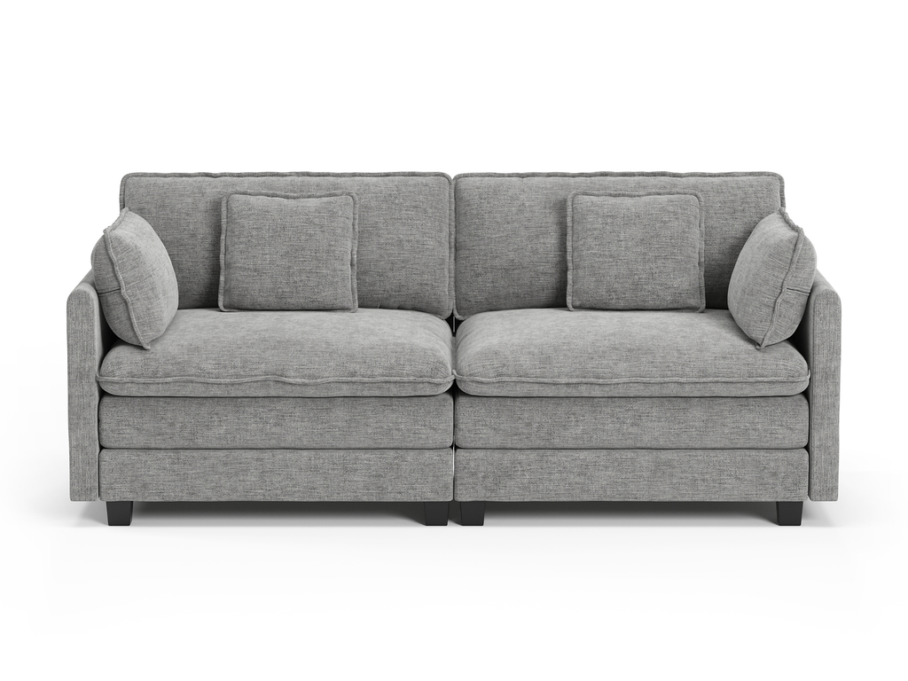 Heaven Modular 2 Seat Sofa in Cloud Mist