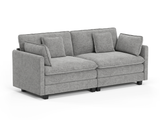 Heaven Modular 2 Seat Sofa in Cloud Mist