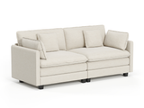 Heaven Modular 2 Seat Sofa in Cloud White