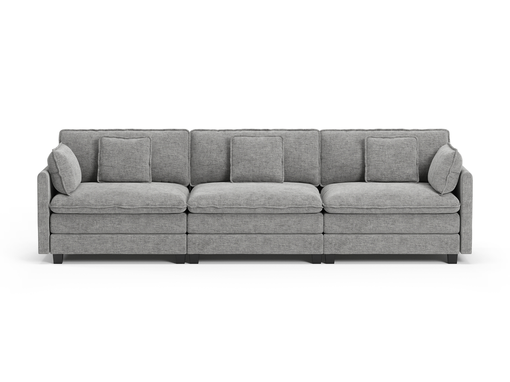Heaven Modular 3 Seat Sofa in Cloud Mist