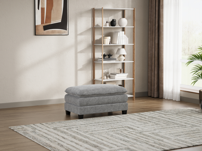 Heaven Ottoman in Cloud Mist