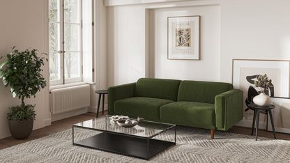 Holloway Sofa Plush Velvet Forest