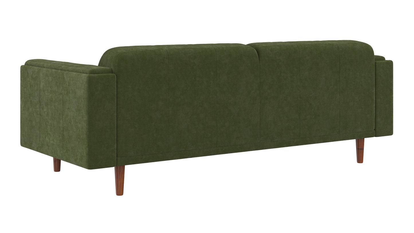 Holloway Sofa Plush Velvet Forest