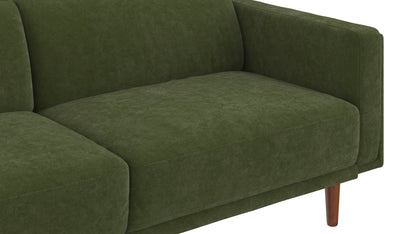 Holloway Sofa Plush Velvet Forest