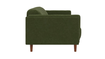 Holloway Sofa Plush Velvet Forest