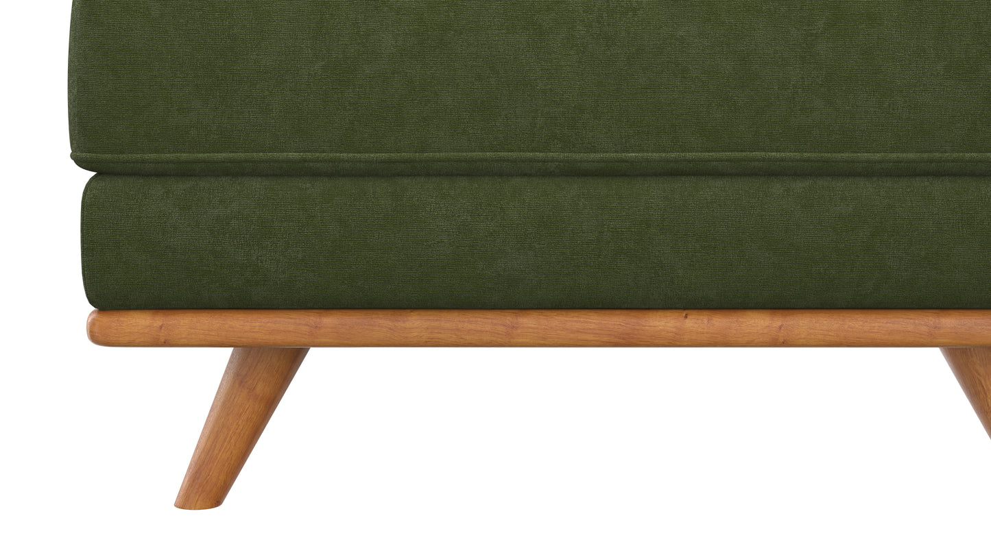 Madison Chaise RHF Plush Velvet Forest