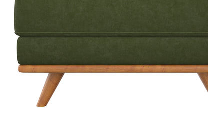 Madison Chaise RHF Plush Velvet Forest