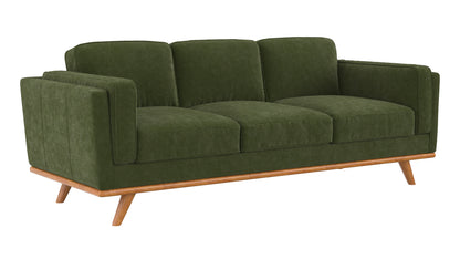 Madison Sofa Plush Velvet Forest