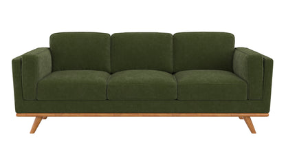Madison Sofa Plush Velvet Forest