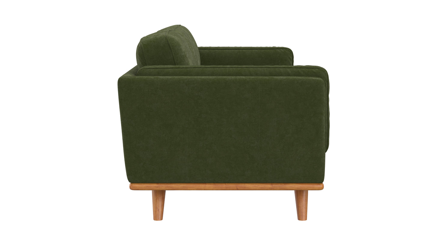 Madison Sofa Plush Velvet Forest