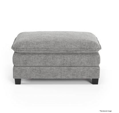 Heaven Ottoman in Cloud Mist