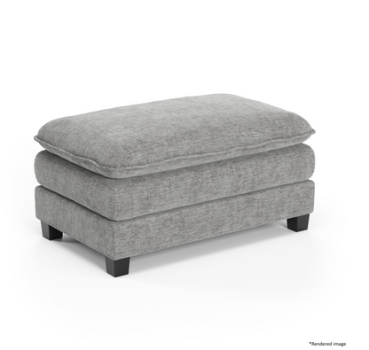 Heaven Ottoman in Cloud Mist