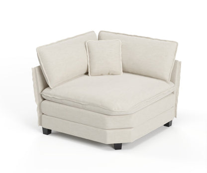 Heaven Corner Piece in Cloud White
