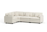 Heaven 4-Piece Corner Modular in Cloud White