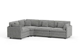 Heaven 4-Piece Corner Modular in Cloud Mist
